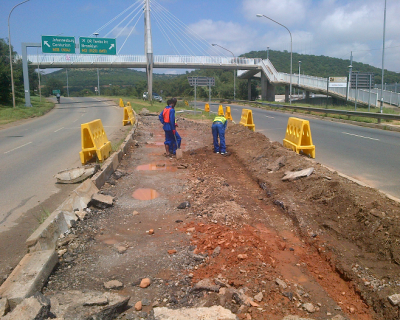 Doubling of Simon Vermotten Road